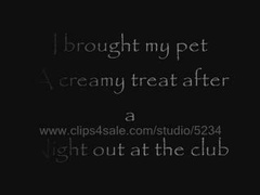 i bring my pet a treat after going clubbing