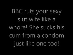 BBC ruts your sexy slut wife like a whore!