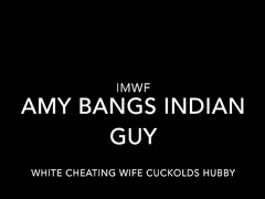 white wife cuckolds hubby with indian guy 720p