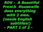 French Housewife Shared on TV - Pt 1