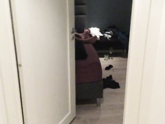 norwegian hotwife fucks lover hubby watches from other room J19