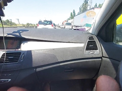 Highway traffic jam, my stepmom pulls out my cock – OMG LLWTR21