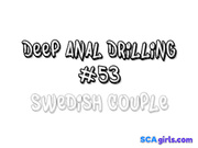 Djup anal borrning #53 Svenskt Par