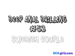 Djup anal borrning #53 Svenskt Par