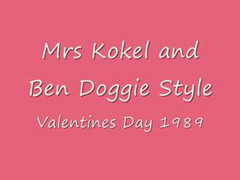 mrs kokel and black ben doggie