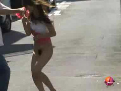 sharking skirt lift no panties