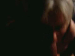 teaching a white wife to stuffs that black pole down her thr