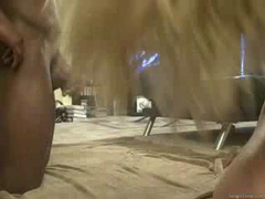 Blonde interracial 6