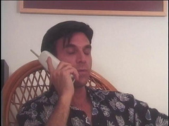 young brunette loves getting choked while her ass is fucked by huge dick