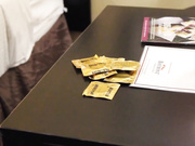 Cuckold - Wife in Hotel with Black Cocks - husband films LWTR21