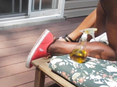 The Cougar, MILF Wife and her BBC on a Deck part 1 - Spring 2023