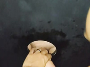 My husband loves to see me sucking and in the gloryhole