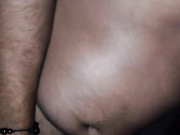 My bull sides fucks me rough with my pajama aside and makes me a huge creampie while my cuckold is at bed