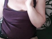 Housewife with hairy pussy fucks in missionary position