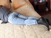 I Recorded with Two Cameras the First Time I Cum in My Stepmom's Ass, She Loves My Cum