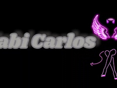 Naughty couple on video call – Blonde mackerel sitting hot and swallowing milk