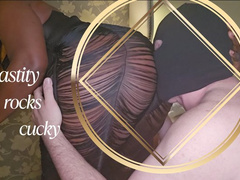 Chastity hubby’s date night treat