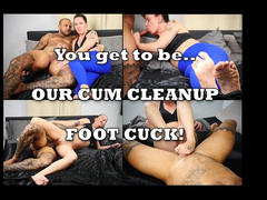 Making our beta gym stalker our forever foot cuck