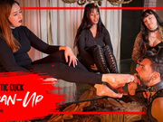 Nara, Bimby and Vibora humiliate a foot cleaning cuck with condoms and spit (1080 EN-sub) Foot Humiliation - Foot Cuckold - Foot Cum Eating - Spitting - Beta Humiliation - Cum Swallower