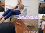 Sexy Lytta Milk him and make him lick his own cum - FEMALE DOMINATION - DOMINATION - FEMDOM - CBT - HUMILIATION - CUMSHOT - FOOTJOB - CUM LICK - FOOT WORSHIP - SHOEJOB - FOOT SMELLING -