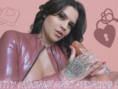 Chastity Cuckold Cock Stroking Tease! Ft Miss Roper - HD MP4 1080p Format