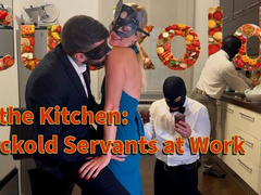 GEA DOMINA - IN THE KITCHEN: CUCKOLD SERVANTS AT WORK