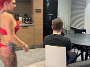 Cheating Wife Roxi Keogh Cucks Husband And Gets Creampied After Making Him Suck Cock