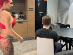 Cheating Wife Roxi Keogh Cucks Husband And Gets Creampied After Making Him Suck Cock