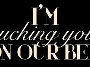 I’m Cucking You on Our Bed ASMR Repetition