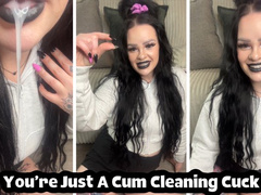 You’re Just A Cum Cleaning Cuck