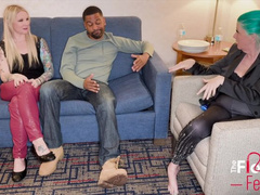 Female Cuck Psychiatrist Bree Austin counsels Kora Bell and Darren Blaze