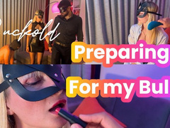 GEA DOMINA CUCKOLD Preparing for my bull (SUB ENG)