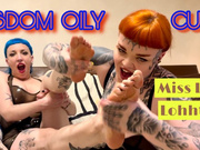 Lezdom Oily Foot Cuck! What You Would Give Just To Taste Miss Lilly's And Lohhtuz's Feet!