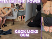 Cuckold Cum Lick - Lytta Has It All - Cuck Has Cummed soles - And Dirty Soles to Lick - CUM EATING - CUCKOLD - FOOT WORSHIP - FOOTJOB - SOLEJOB - TOEJOB - CUMSHOT - FOOT FETISH - HUMILIATION - HIGH HEELS - FINDOM - DIRTY FEET - SOLES - MOV p