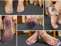 Juliete RJ Teasing her Cuckold with transparent flats - FOR MOBILE DEVICES USERS - CUM COUNTDOWN - CUCKOLD - ALPHA MAN - CUCKQUEAN - HORNS - BULL - PIG - TRANSPARENT THONGS - SOLES