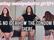 Cheating manipulative girlfriend can't hide the condom WMV