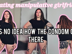 Cheating manipulative girlfriend can't hide the condom WMV