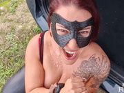 Fucking on the side of the road - CUCKOLDING - BIG TITS - CURVY - DOGGYSTYLE - CUMSHOTS - OUTDOORS