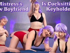 Mistress’s New Boyfriend Is Your Cucksitting Keyholder - When she goes out of town her new boyfriend your keyholder - Chastity, Female Domination, Femdom POV, Humiliation, Cuckolding with Mistress Mystique Hoops - WMV