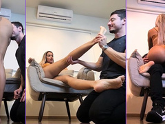 Cuck’s Fate: Back to Chastity, On Your Knees for Lytta Blond - CUCKOLD - FOOT WORSHIP POV - ASS - FINDOM - FEMDOM - HUMILIATION - DOMINATION - SOLES - SWEATY FEET - SMELLY FEET - CHASTITY - 720p