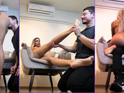 Cuck’s Fate: Back to Chastity, On Your Knees for Lytta Blond - CUCKOLD - FOOT WORSHIP POV - ASS - FINDOM - FEMDOM - HUMILIATION - DOMINATION - SOLES - SWEATY FEET - SMELLY FEET - CHASTITY -