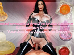 AromaReprogram into The Living Condom 3: Ejaculation Disposal: Your Job Is to Accept the Sperm!