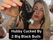 Hubby Cucked By 2 Big Black Bulls HD
