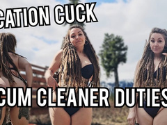 Vacation cuck: cum cleaner duty WMV