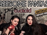 Cucked by BBC Threesome - Cuckold Story and Humiliation | Mistress Karino, Dominatrix Dinah [FHD MOV]