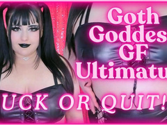 Goth Goddess GF Ultimatum: CUCK OR QUIT? (1080 WMV)