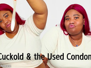 Cuckold & The Used Condom - Bella Trixxx Cum Eating Instructions (CEI) 480p