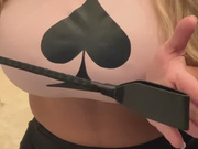 Femdom Cuckold: SPH & CBT with a Big Black Dildo