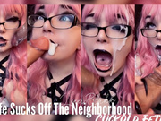 Wife Sucks Off the Neighborhood Cuckhold Fetish