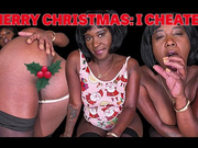 Merry Christmas: I Cheated - A cuckolding scene featuring: cuckold pov, big butt, hairy bush, and brat girls - 720 MP4